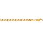14K Gold 2.8mm Gourmette Chain