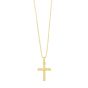 14K Gold Twisted Cross Pendant