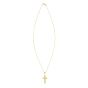 14K Cross Prosecco Pendant