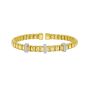 14K Dia Triple Station Venetian Cuff