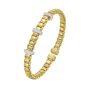14K Dia Triple Station Venetian Cuff