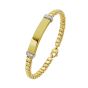 14K Diamond Bar Venetian Bracelet