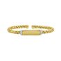 14K Diamond Bar Venetian Cuff