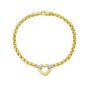 14K Venetian Heart Bracelet