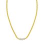 14K Venetian Diamond Rondel Necklace