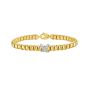 14K Venetian Diamond X Bracelet