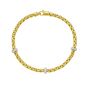 14K Venetian Diamond Rondel Bracelet