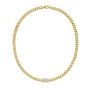 14K & Diamond X Venetian Link Necklace