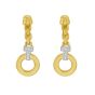 14K Venetian Diamond Drop Earrings