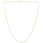 14K Gold 1.3mm French Cable Chain
