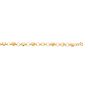 14K Gold Heart & Satin Heart Alternating Bracelet