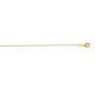 18K Gold 0.97mm Cable Chain