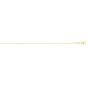 18K Gold 1.0mm Extendable Cable Chain 