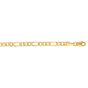 14K Gold 3.7mm Lite Figaro Chain