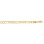 14K Gold 5.6mm Lite Figaro Chain