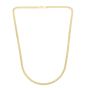 14K Gold 4.1mm Light Gourmette Chain