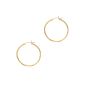 14K Gold 2x30mm Hoops