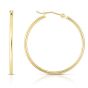 14K Gold 1.5x30mm Hoops