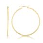14K Gold 1.5x40mm Hoops