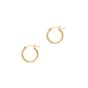 14K Gold 2x20mm Hoops