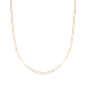 14K Lungo Paperclip Chain