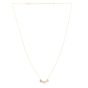 14K Gold Tri-Color Triple Heart Necklace