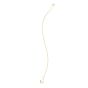 14K Gold Tri-Color Triple Heart Necklace