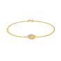 14K Trinity Chain Bracelet