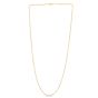 14K 2mm Moon Chain
