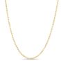 14K 2mm Moon Chain