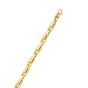 14K Gold Fancy Oval Box Link