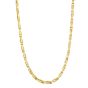 14K Gold Fancy Oval Box Link
