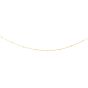 14K Gold 1.8mm Polished Bead Saturn Chain