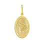 14K St. Christopher Charm