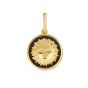 14K Sun & Moon Medallion Charm