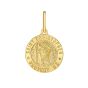 14K St. Christopher Medallion Charm