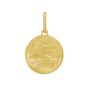 14K St. Christopher Medallion Charm