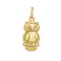14K Owl Charm