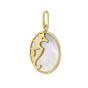 14K Gold MOP Seahorse Charm