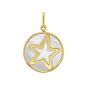 14K Gold MOP Starfish Charm