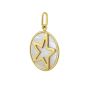 14K Gold MOP Starfish Charm