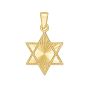 14K Radiant Star of David Charm