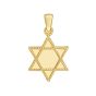 14K Radiant Star of David Charm
