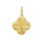 14K Radiant Clover Charm