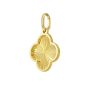 14K Radiant Clover Charm