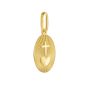 14K Radiant Sacred Heart Medallion Charm