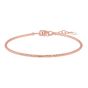 14K Diamond Cut Stack Bangle
