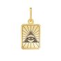 14K Eye Of Providence Tarot Charm