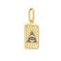 14K Eye Of Providence Tarot Charm