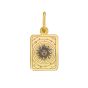 14K Sun Tarot Charm